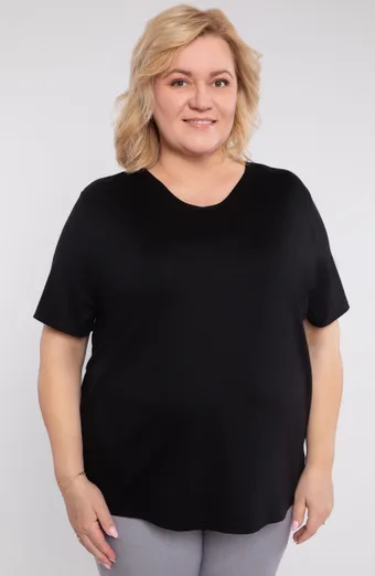 Juoda megzta palaidinė