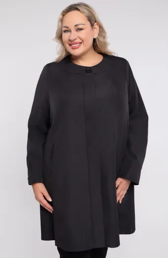Elegantiškas juodas paltas