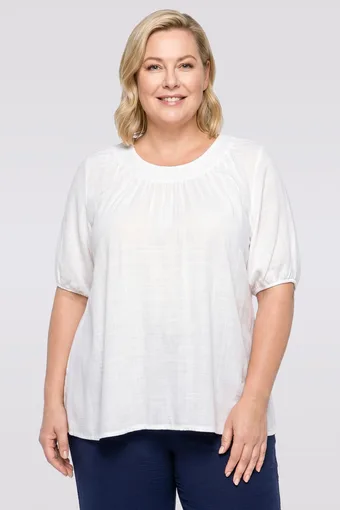 Balta medvilninė palaidinė