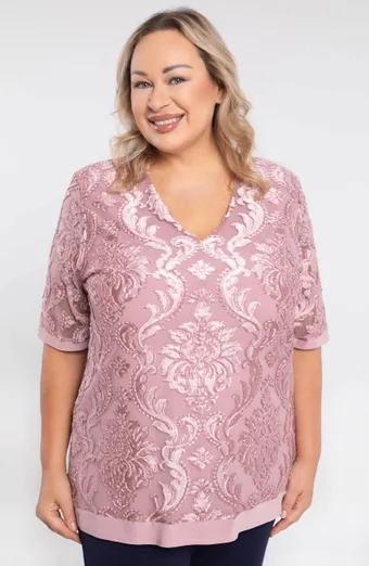 Elegantiška rožinė palaidinė