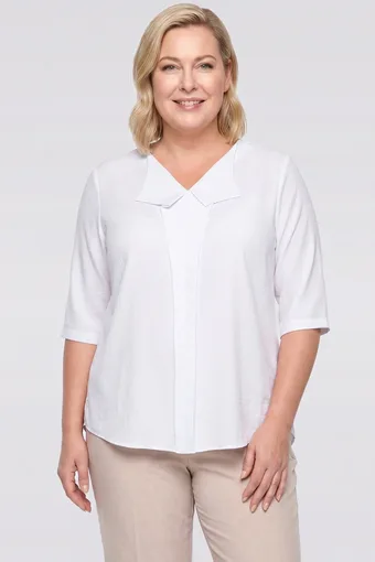 Laisva balta lininė palaidinė